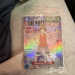 Bandai Namco One Piece Card Game Booster Pack College Basketball US Voyage Luffy - Image 1