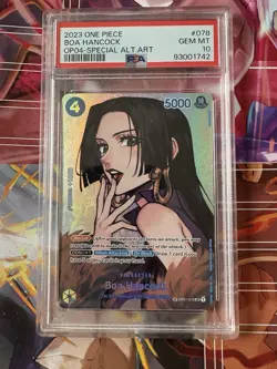 One Piece Boa Hancock SP Kingdoms of Intrigue OP01-078 Foil PSA 10 - Image 1