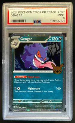 2024 Pokemon Trick or Trade Gengar #057/091 PSA 9 - Image 1