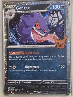 PSA 9 Mint Gengar Graded Pokemon Card #057 Trick or Trade 2024 - Image 3