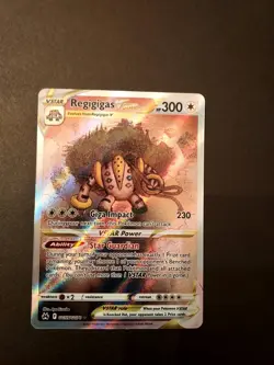 Regigigas VSTAR Crown Zenith Galarian Gallery Pokemon TCG Card #GG55/GG70 LP - Image 1