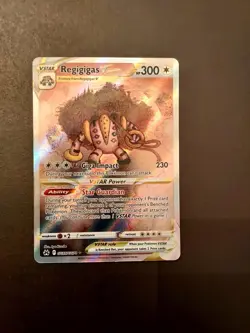 Regigigas VSTAR Crown Zenith Galarian Gallery Pokemon TCG Card #GG55/GG70 LP - Image 2