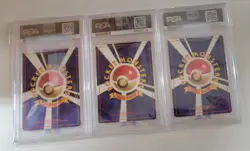 Lot of 3 PSA 1999 P.M. Japanese Promo Southern Island Cards Raticate, Ivysaur - Image 3