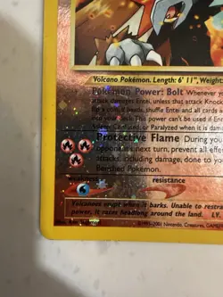Entei Promo 34 Reverse Holo Pokemon Card (1995-2001) - Image 5