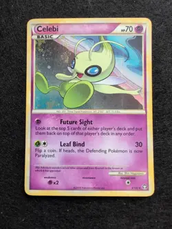 Celebi - 3/102 - Holo Rare Triumphant HGSS Set TCG - Pokemon Card - Image 1