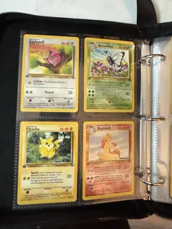 1999 First Edition Pokemon Cards. There Is 32 Cards NM, LP - Image 1