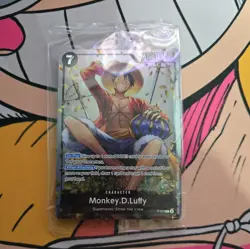 P-075 Monkey.D.Luffy Promo Card TS-02 Tin Set 02 ENGLISH SEALED - Image 1