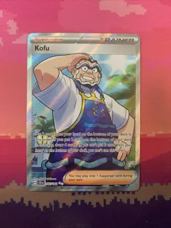 Pokemon Card Kofu 165/142 Ultra Rare Stellar Crown Near Mint - Image 1