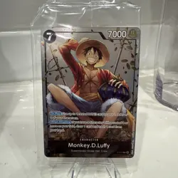 P-075 Monkey.D.Luffy Promo Card TS-02 Tin Set 02 ENGLISH SEALED - Image 1