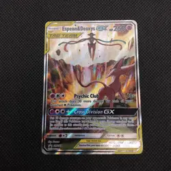 Espeon & Deoxys GX - SM240 - Black Star Promo - Pokemon Card - NM/M - Image 1