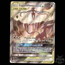 Espeon & Deoxys GX #SM240 Sun & Moon Promo NM/Near Mint Pokemon 2020 - Image 1