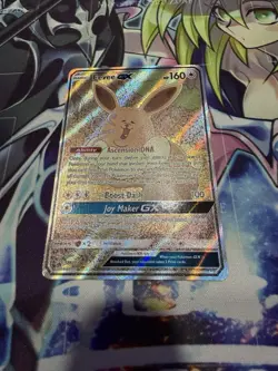 Pokemon TCG Eevee GX SM233 Full Art Black Star Promo Sun & Moon - Image 1