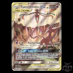 Espeon & Deoxys GX #SM240 Sun & Moon Promo NM/Near Mint Pokemon 2020 - Image 1