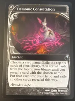 Demonic Consultation (Future Sight) [Mystery Booster 2] - Image 1