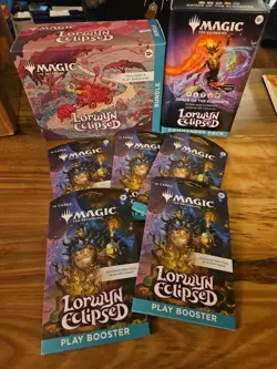 Magic: The Gathering Lorwyn Eclipsed Bundle Commander Deck Booster Pack Lot NEW - Image 1