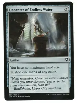 MTG Decanter of Endless Water Battle for Baldur's Gate Magic The Gathering TCG - Image 1