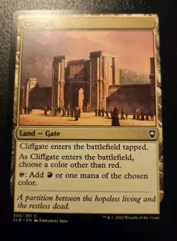 Cliffgate 350/361 Common Battle For Baldur's Gate Magic: The Gathering - Image 1