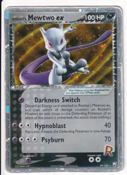 Rocket's Mewtwo ex Holo Ultra Rare Team Rocket Returns 99/109 HP - Image 1