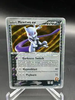 Rocket's Mewtwo ex 99/109 Team Rocket Returns Holo - Pokemon - PLEASE READ - Image 1