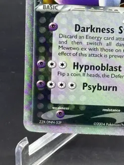Rocket's Mewtwo ex 99/109 Team Rocket Returns Holo - Pokemon - PLEASE READ - Image 5