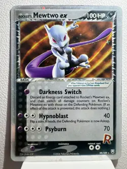 Rocket's Mewtwo ex 99/109 Team Rocket Returns Holo - Image 3