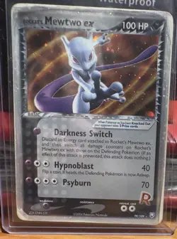 Pokemon TCG Rocket's Mewtwo Ex Team Rocket Returns 99/109 Ultra Rare - Image 1