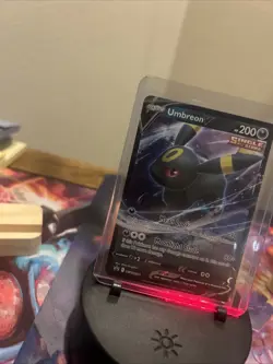 Pokemon TCG Umbreon v SWSH203 Black Star Promo Card NM Condition - Image 2