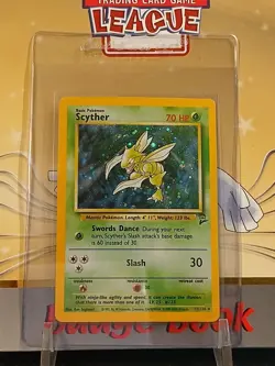 Scyther - Pokemon Base Set 2 17/130 - Holo - Ungraded (MP) - Image 3