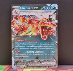 Pokemon Charizard ex 161 SV: Scarlet & Violet Promo Holo EX 330 HP - Image 1