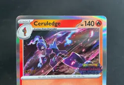Ceruledge Pokemon Phantasmal Flames Staff Promo #014 - Image 3
