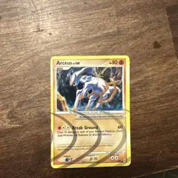 2009 Pokemon Platinum Arceus Holo AR8 Light Play - Image 1