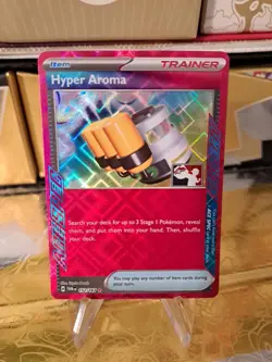 Hyper Aroma Pokemon Prize Pack Series 6 Promo Pokemon Card NM/LP Play Stamp - Image 1