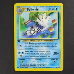 Poliwhirl 44/75 Neo Discovery 1st Edition Pokemon TCG P-LP Great Condition - Image 1