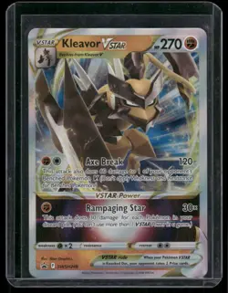 Kleavor VSTAR Holo SWSH249 Astral Radiance Pokemon TCG Black Star Promo Full Art - Image 1