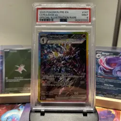 Pokemon TCG Ceruledge EX 147/131 Prismatic Evolutions Holo Ultra Rare PSA 9 - Image 1