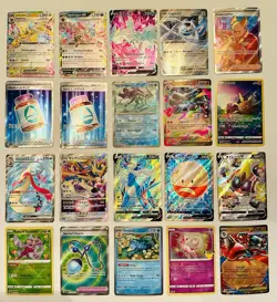 Pokemon Lot of 20 EN & JPN Full Art Ultra Rare’s Charizard, Suicune Masterball - Image 1
