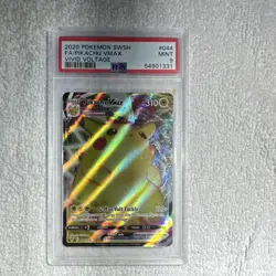 Pokemon Pikachu VMAX 044/185 Vivid Voltage Ultra Rare Holo PSA 9 Full Art - Image 1