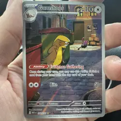 Pokemon Gumshoos 153/132 Me01: Mega Evolution Illustration Rare Holo Stage 1 10. - Image 1