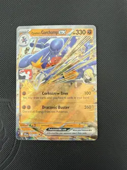 Cynthia's Garchomp ex Pokemon Prize Pack Series 8 104/182 NM - Image 3