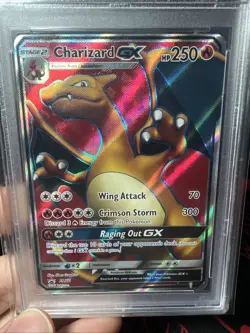 2017 CHARIZARD GX #SM60 POKEMON BLACK STAR PROMO FULL ART CLEAN PSA 9 MINT - Image 3