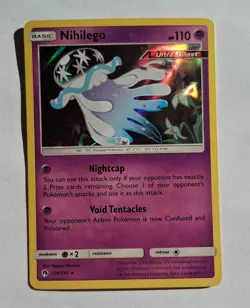 Pokemon - Nihilego - Lost Thunder 106/214 - Holo Rare - LP - Image 1