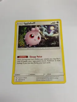 Igglybuff - 168/236 - Cosmic Eclipse Pokemon 2019 Non-Holo - Image 1