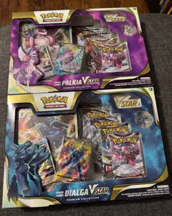 Pokemon Origin Forme Palkia and Dialga VSTAR Premium Collection 2-Pack - Image 1