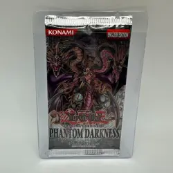 Yugioh Phantom Darkness Unlimited Sealed Booster Pack Unweighed - Image 1