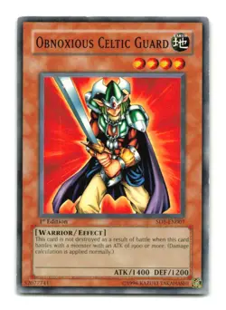 Obnoxious Celtic Guard - SD5-EN007 1st Edition - YuGiOh-MP - Image 1