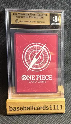 ✅ BGS 10 - Super Pre-Release - Monkey D Luffy Leader ST01-001 - One Piece P2 - Image 2