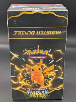 Pokemon Scarlet & Violet Paldean Fates Booster 10-Bundle Display Factory Sealed - Image 1
