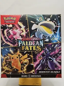 Pokemon Scarlet & Violet Paldean Fates Booster Bundle Factory Sealed - Fast Ship - Image 1