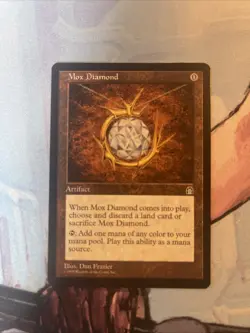 MTG Mox Diamond Stronghold 138/143. EXcellent condition. reserved List. - Image 1