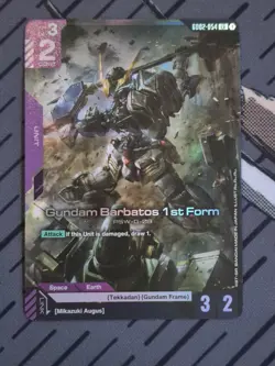 Gundam Barbatos 1st Form (GD02-054) [Foil] (NM) - Gundam Card Game - Dual Impact - Image 1
